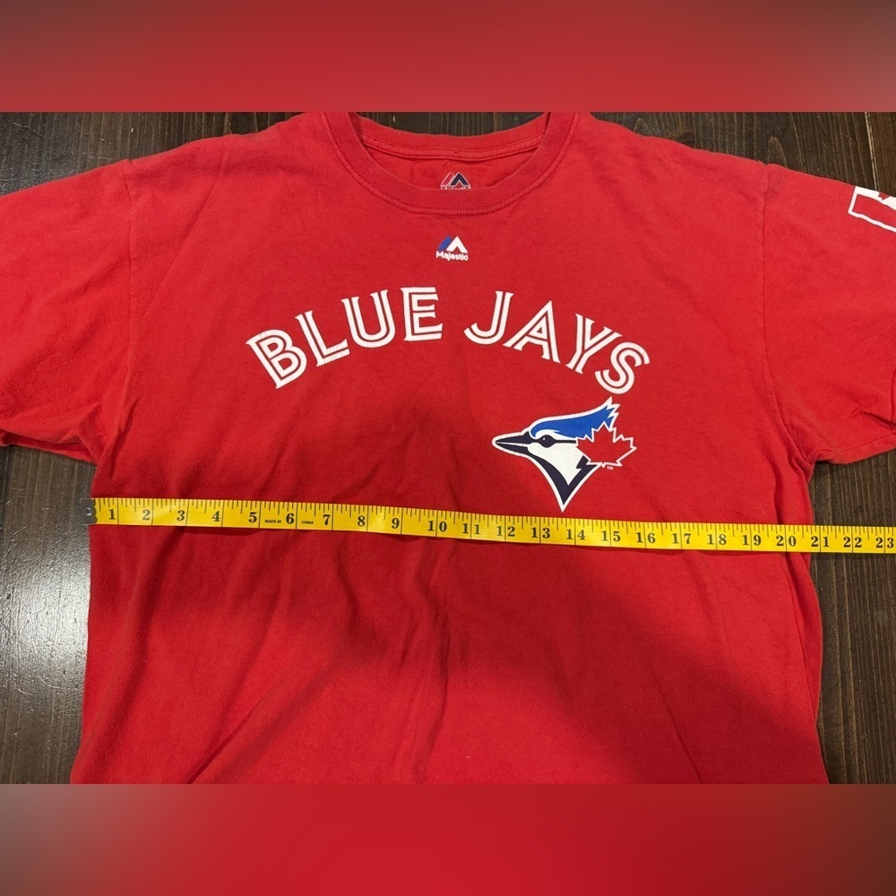 Troy Tulowitzki Toronto Blue Jays Canada Day T-Shirt - Picture 7 of 8